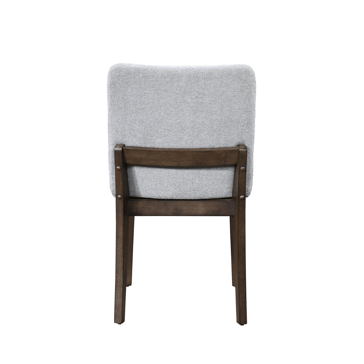 Kody Stone Gray dining chair, side view