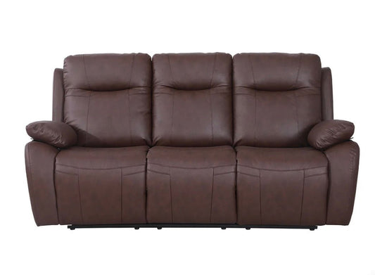 Austin Manual Reclining Living Room Set – Brown - George's Furniture