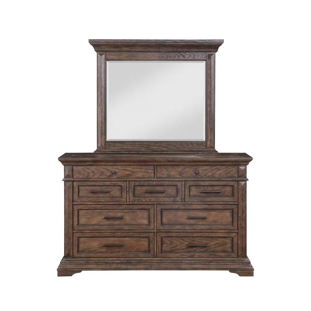 Marvista Walnut 4 Piece Bedroom Set