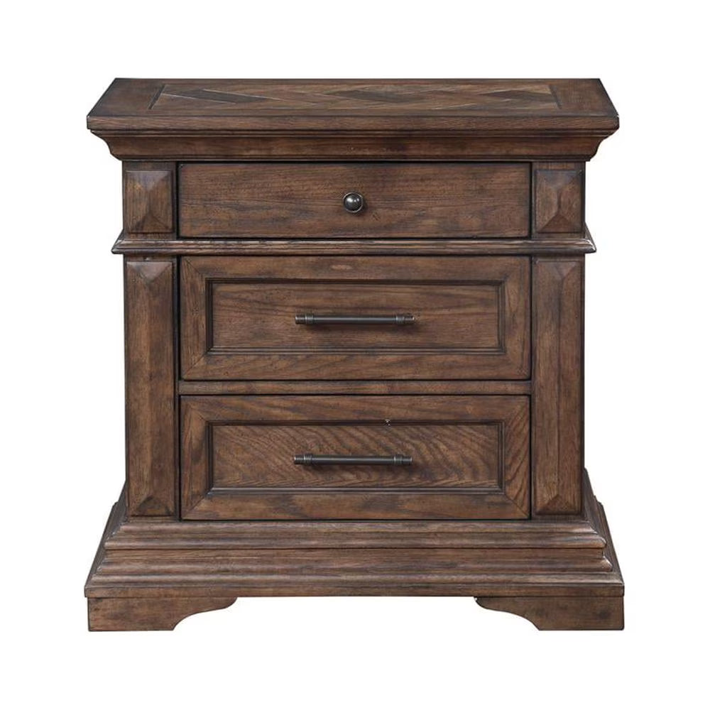 Marvista Walnut 4 Piece Bedroom Set