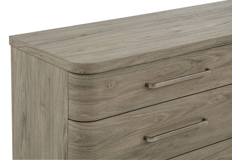 Veranda bedroom furniture in a gray-brown wood finish