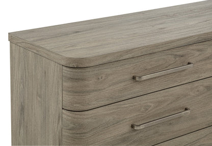 Veranda bedroom furniture in a gray-brown wood finish