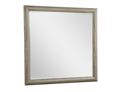 Veranda dresser and matching mirror in a neutral finish