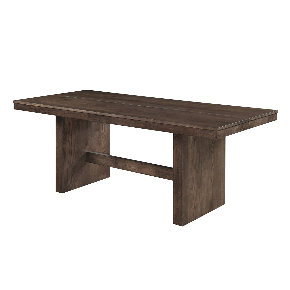 Kody 79 inch rectangle dining table in dark walnut