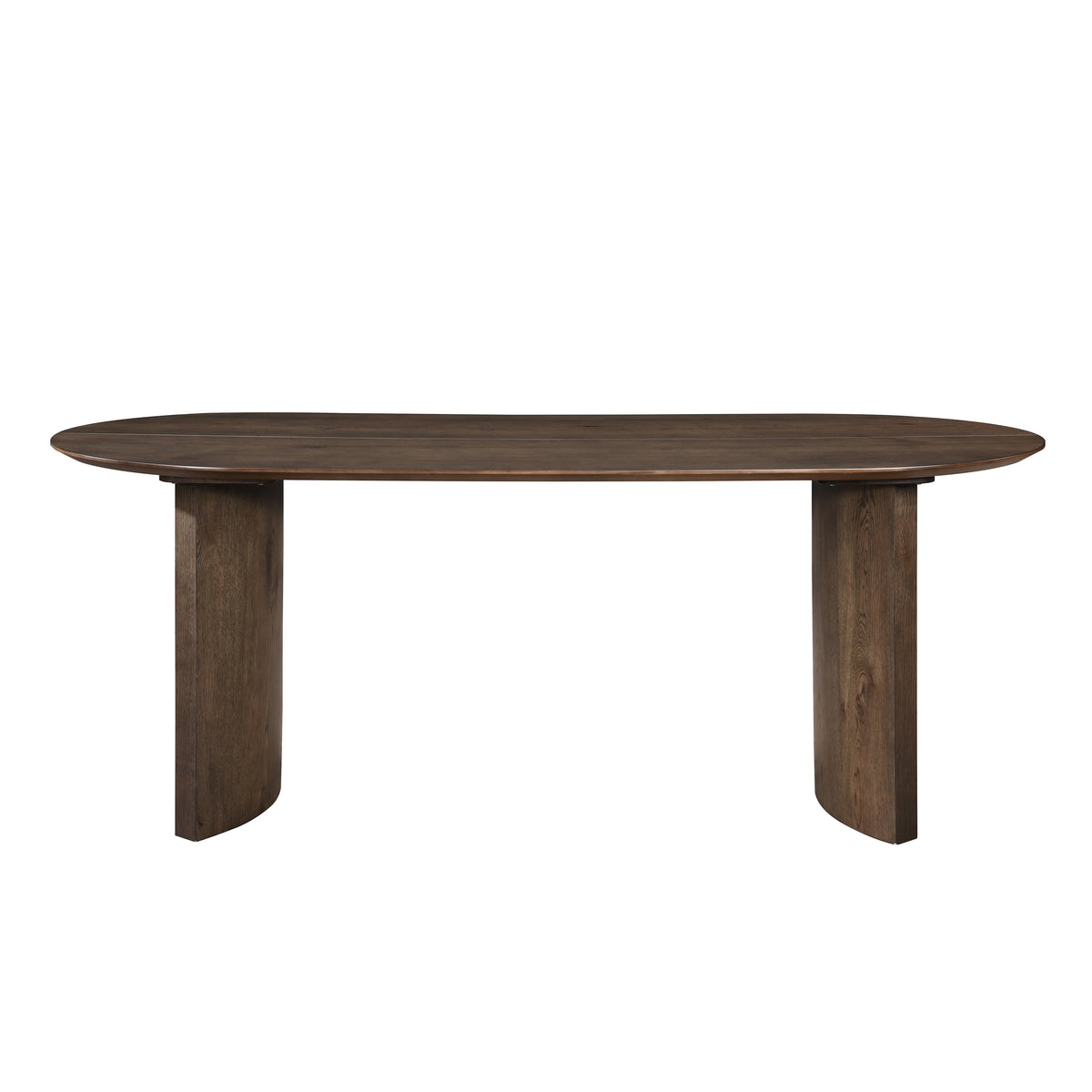 Kody oval dining table, tabletop view