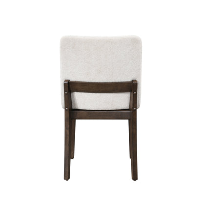 Kody Cream dining chair, side view