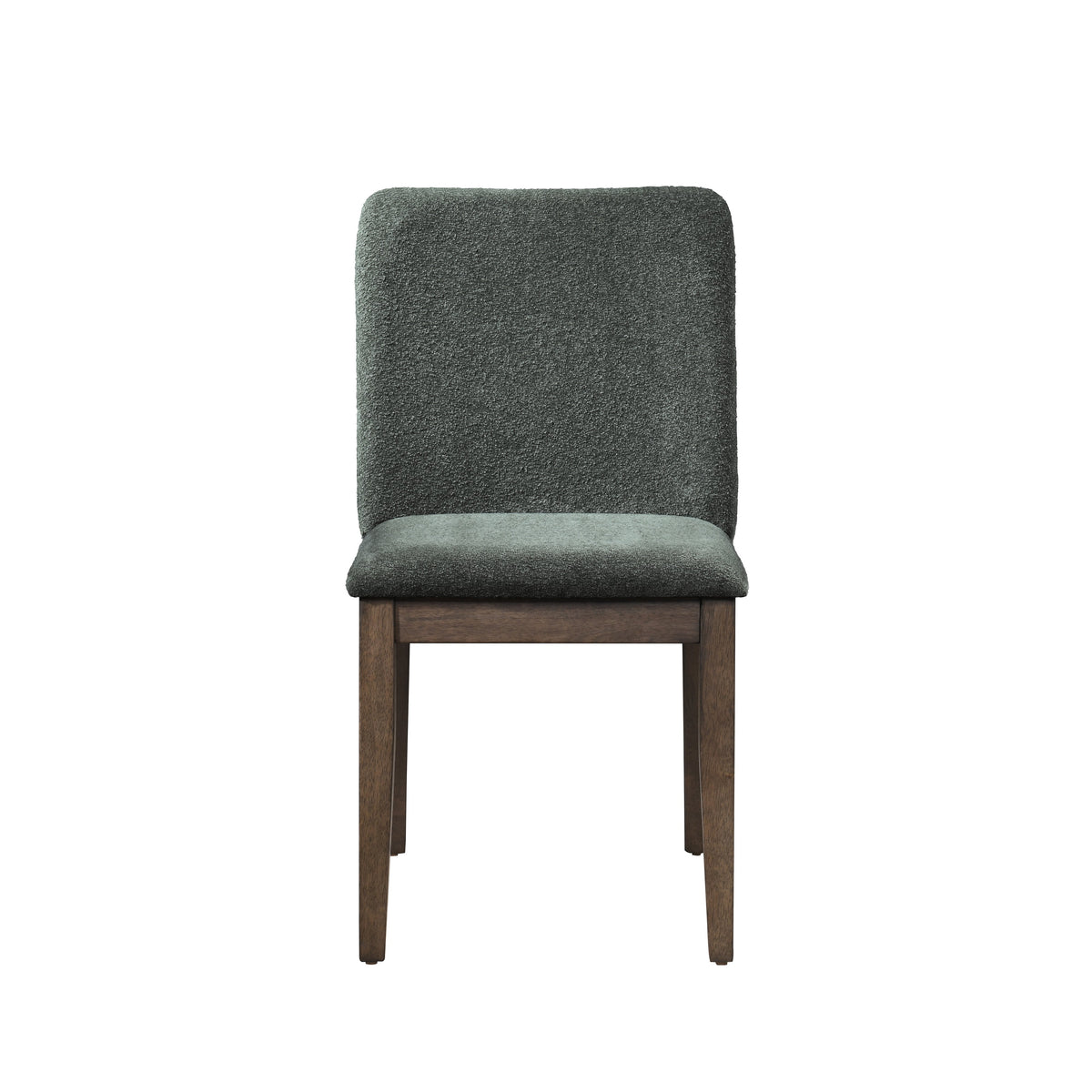 Kody Forest Green upholstered dining chair, front view