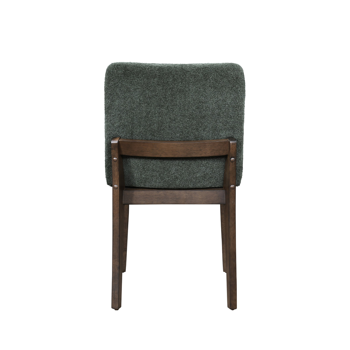 Kody Forest Green dining chair, side view