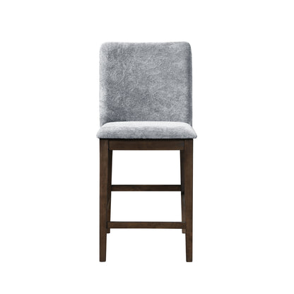 Kody Stone Gray counter height chair, front view