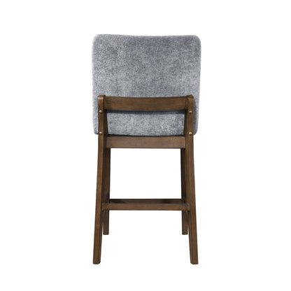 Kody Stone Gray counter height chair, side view