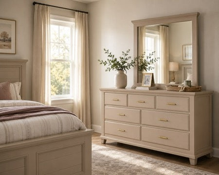 Dune 7-Drawer Dresser with Mirror