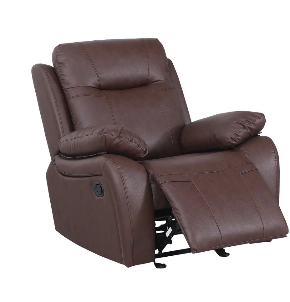 Austin Manual Reclining Living Room Set – Brown - George's Furniture