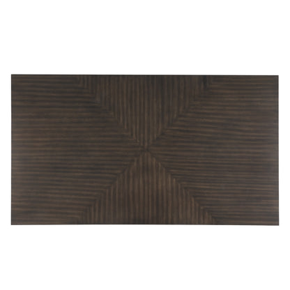 Chestnut Ridge 72 inch dining table dark brown wood grain top