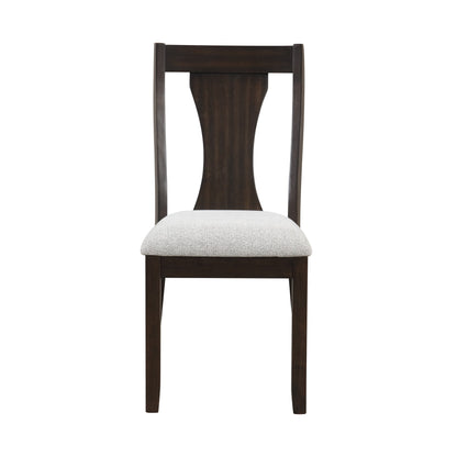 Chestnut Ridge upholstered dining chair front view