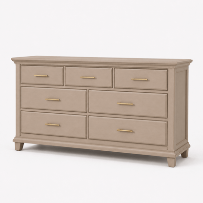 Dune 7-Drawer Dresser with Mirror - George's Furniture