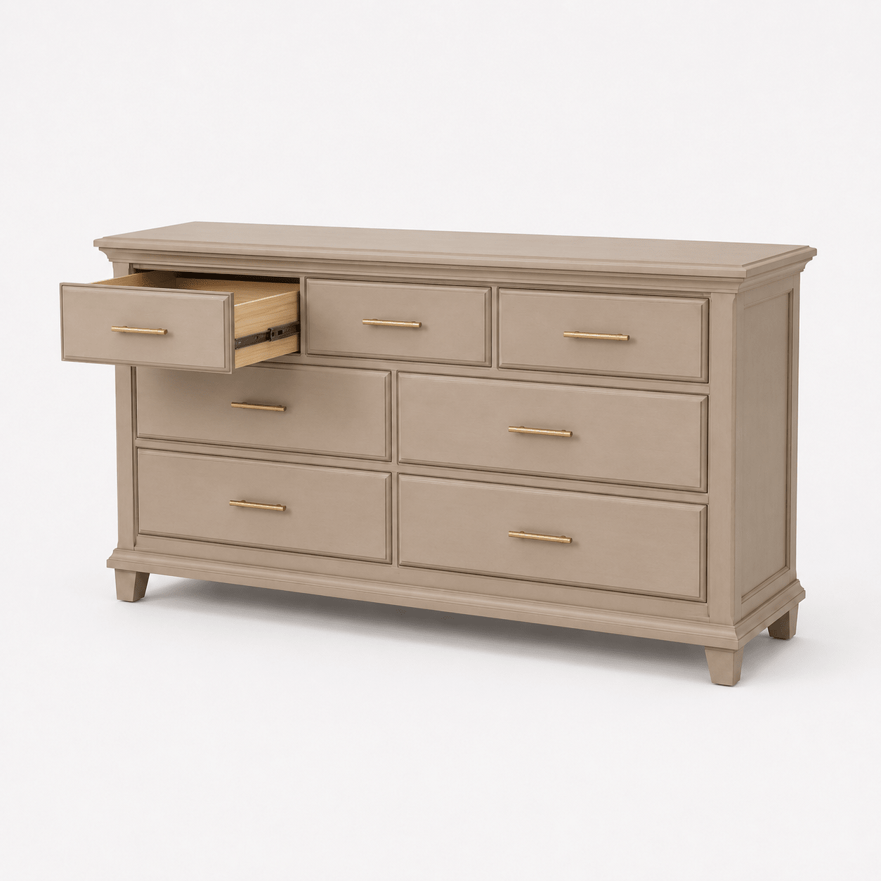 Dune 7-Drawer Dresser with Mirror - George's Furniture
