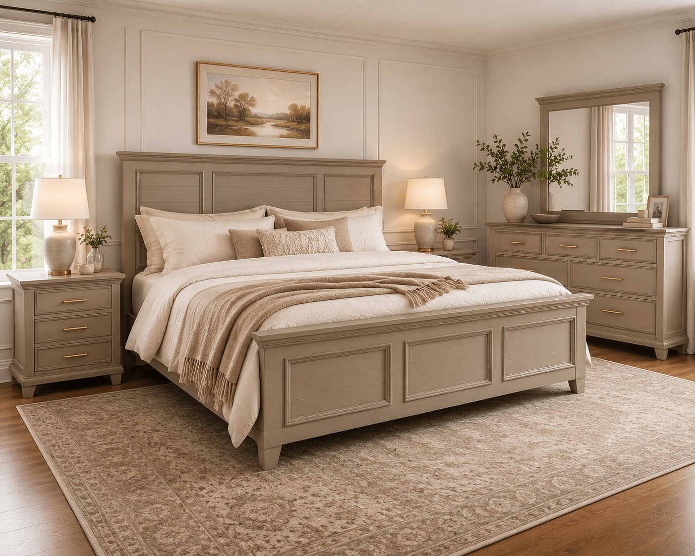 Dune Panel Bed - George's Furniture