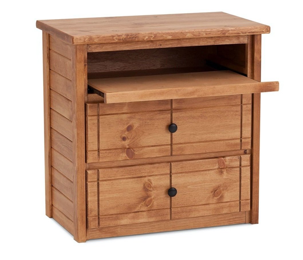 Durango 2-Drawer Solid Pine Media Chest - George's Furniture