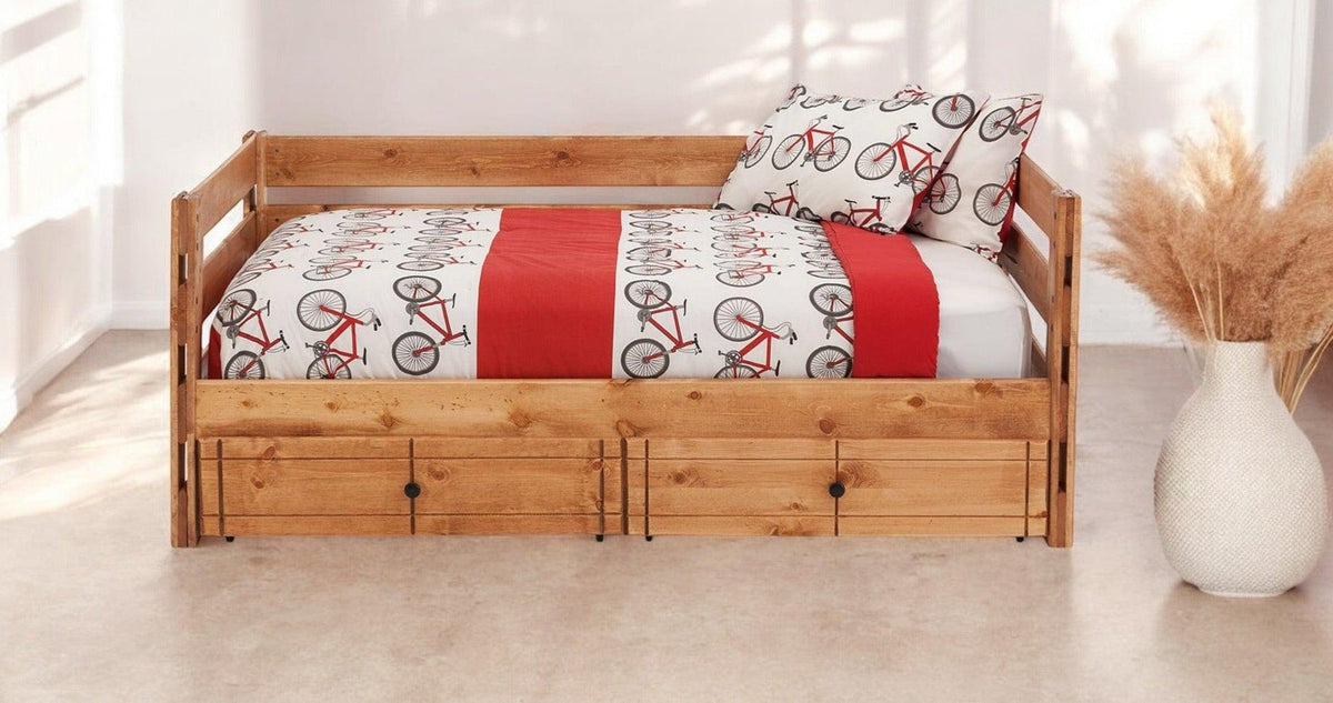 Durango 2-Drawer Solid Pine Storage Unit - George's Furniture