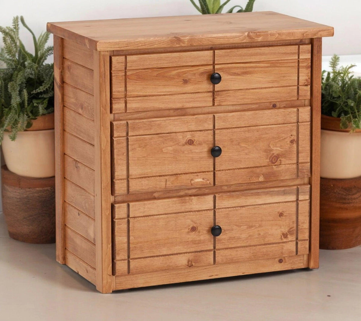 Durango 3-Drawer Solid Pine Chest - George's Furniture