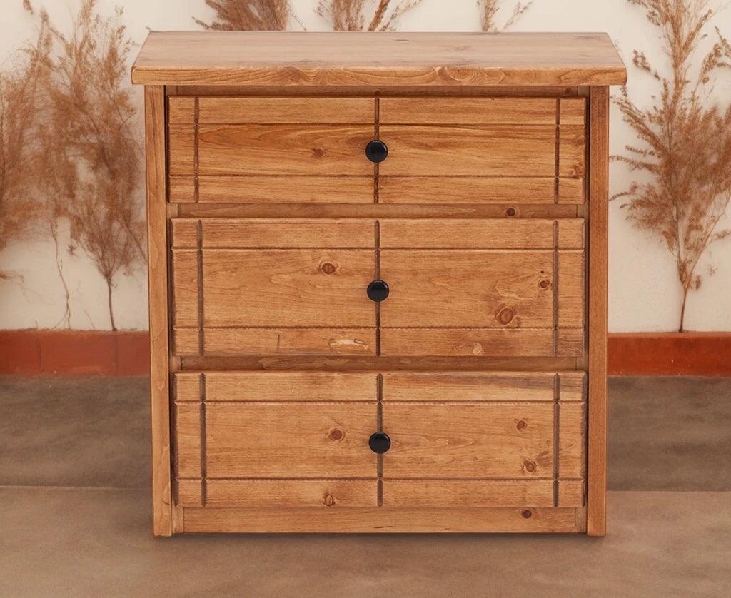 Durango 3-Drawer Solid Pine Chest - George's Furniture