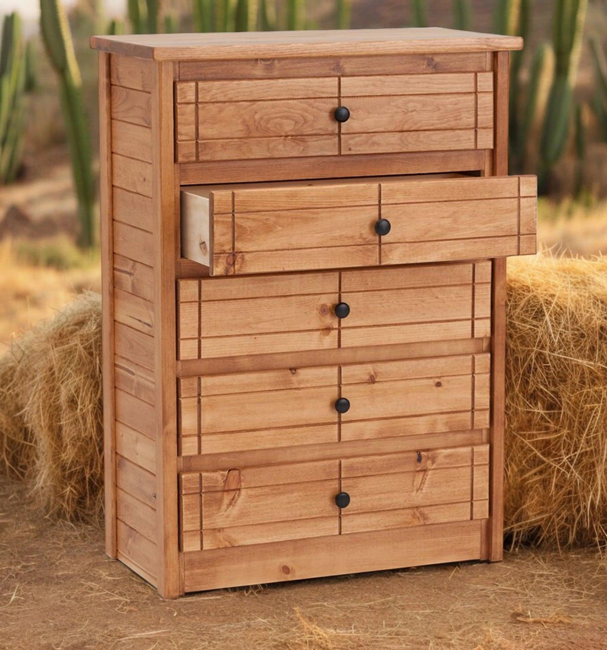 Durango 5-Drawer Solid Pine Chest - George's Furniture