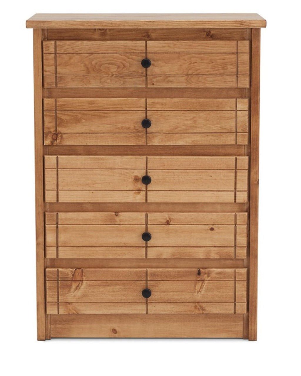 Durango 5-Drawer Solid Pine Chest - George's Furniture