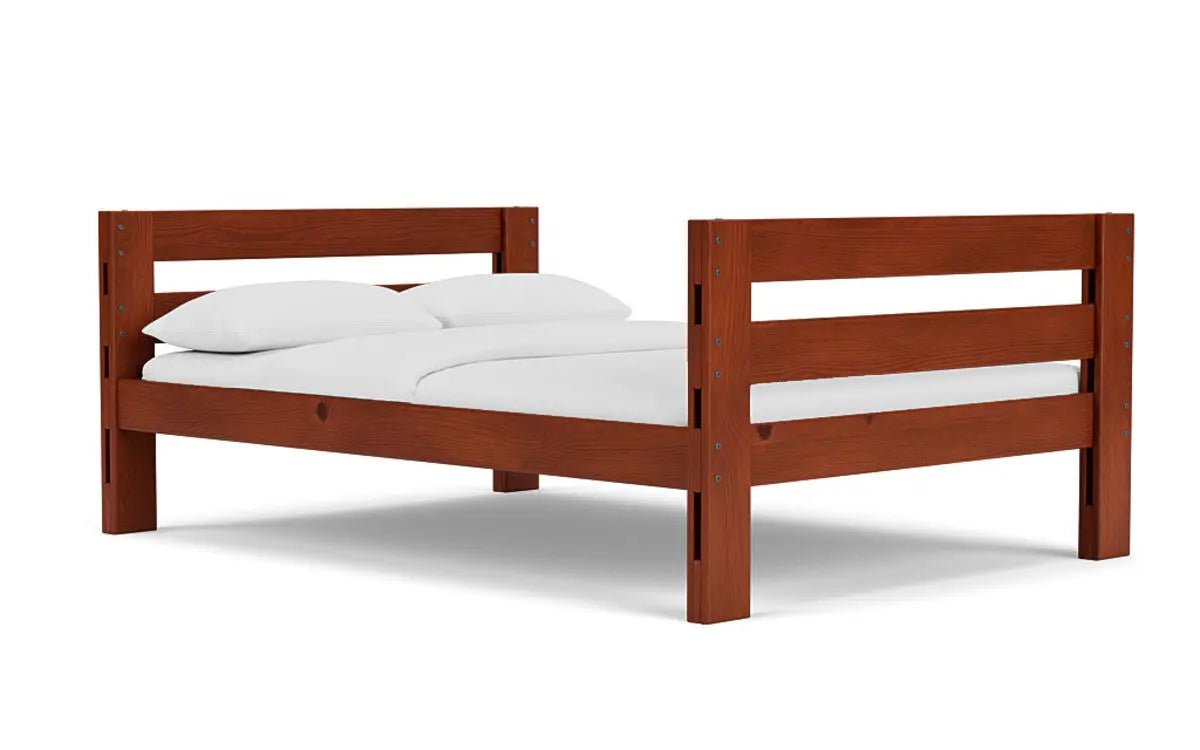 Durango Full Solid Pine Panel Bed - George's Furniture