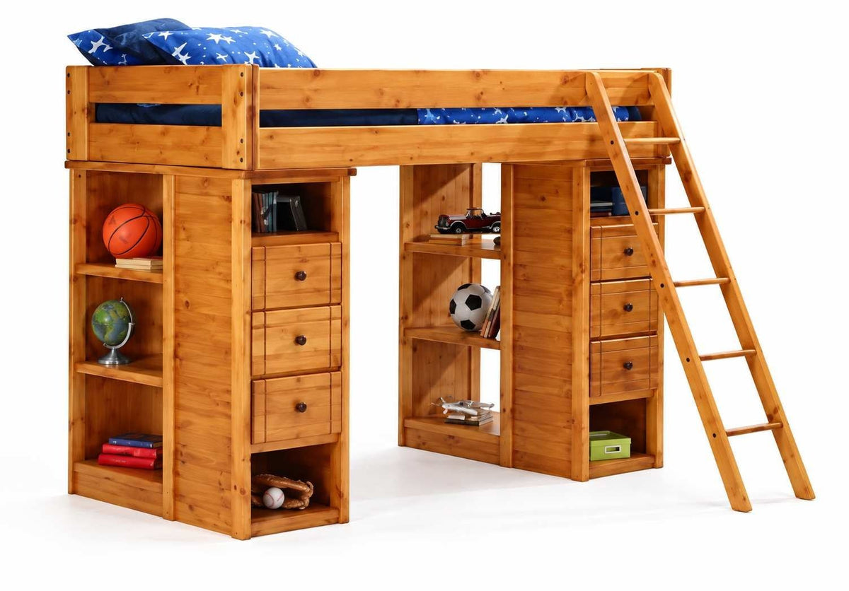 Durango Twin Student Solid Pine Loft - No Lower Bed - George's Furniture