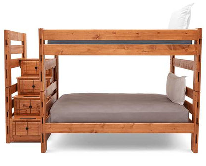 Durango Twin/Full Solid Pine Bunk Bed - George's Furniture