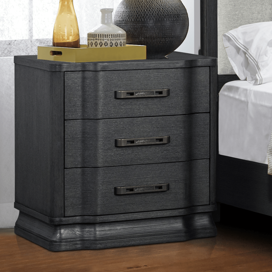Gatsby 2 Drawer Bedside Table - George's Furniture