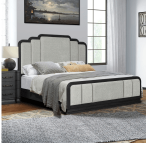 Gatsby Upholstered Panel Bed Frame - George's Furniture