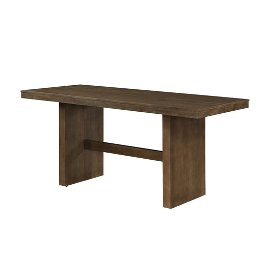 Kody 79 inch counter height dining table in dark walnut