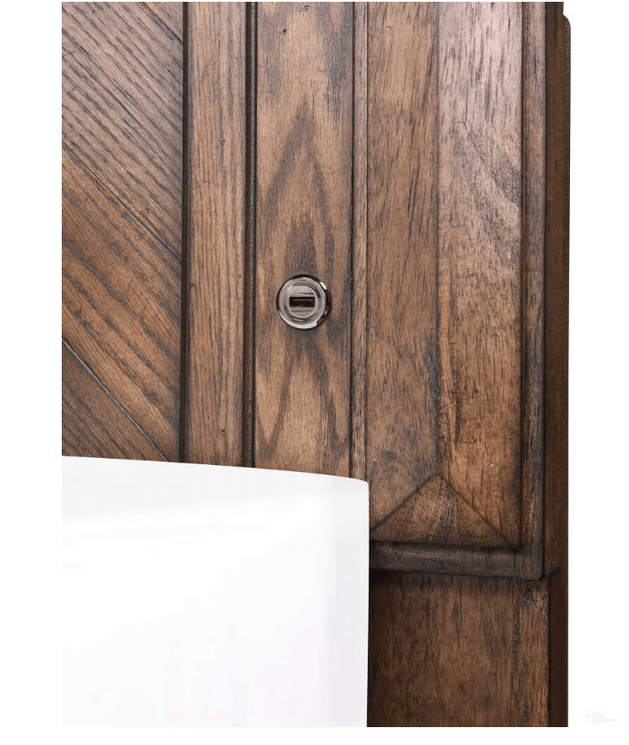Marvista Walnut Panel Bed Frame - George's Furniture