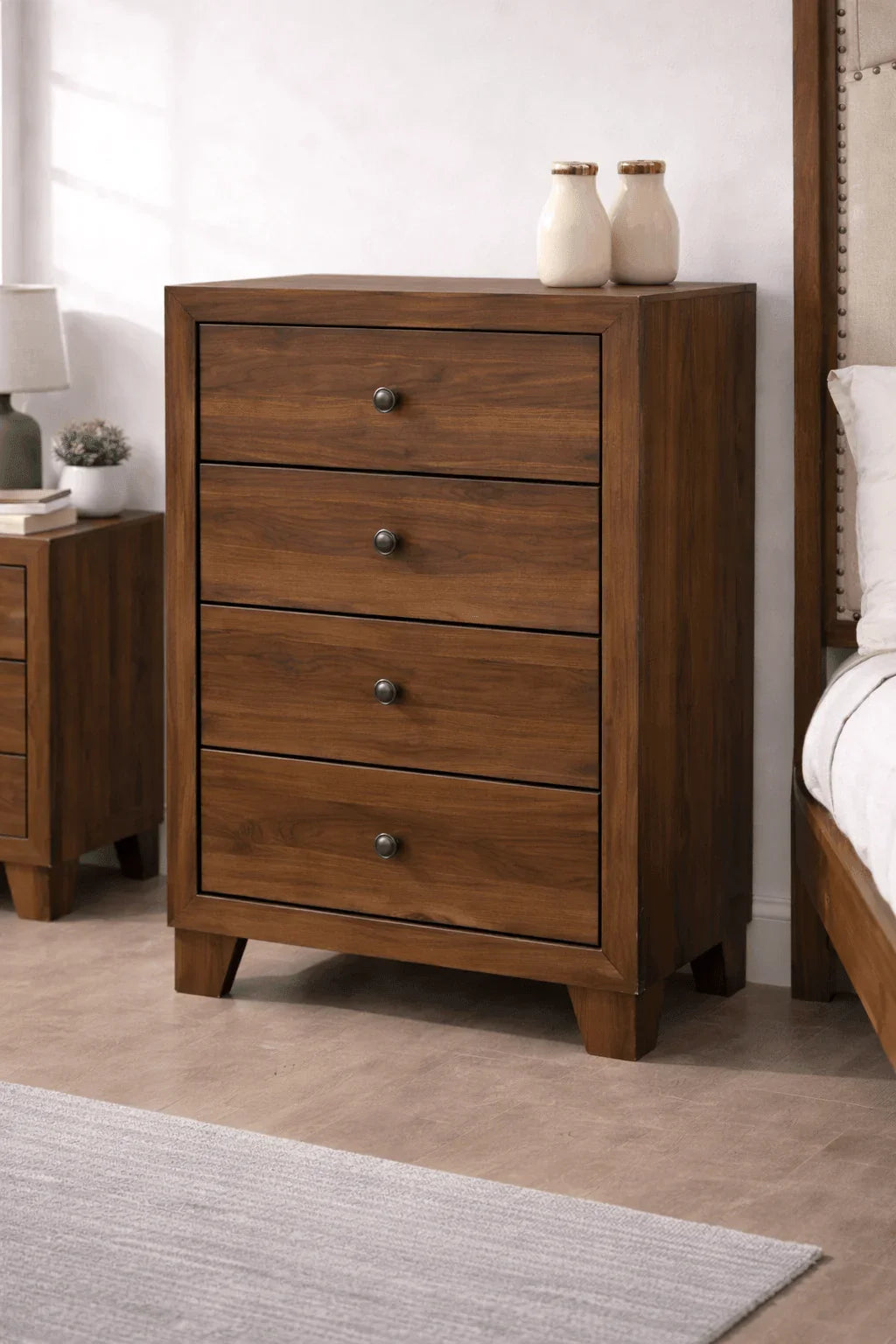 Millie 4 - Drawer Chest – Bedroom Chest | Modern Bedroom Storage - George's Furniture