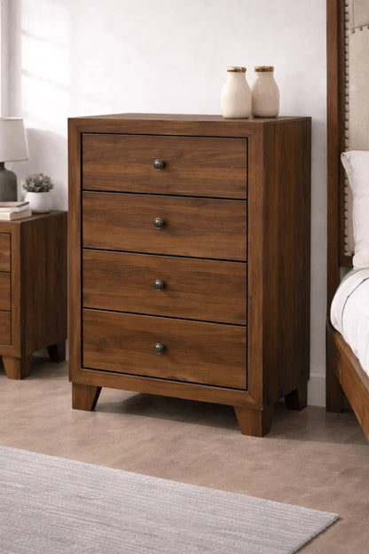 Millie 4 - Drawer Chest – Bedroom Chest | Modern Bedroom Storage - George's Furniture