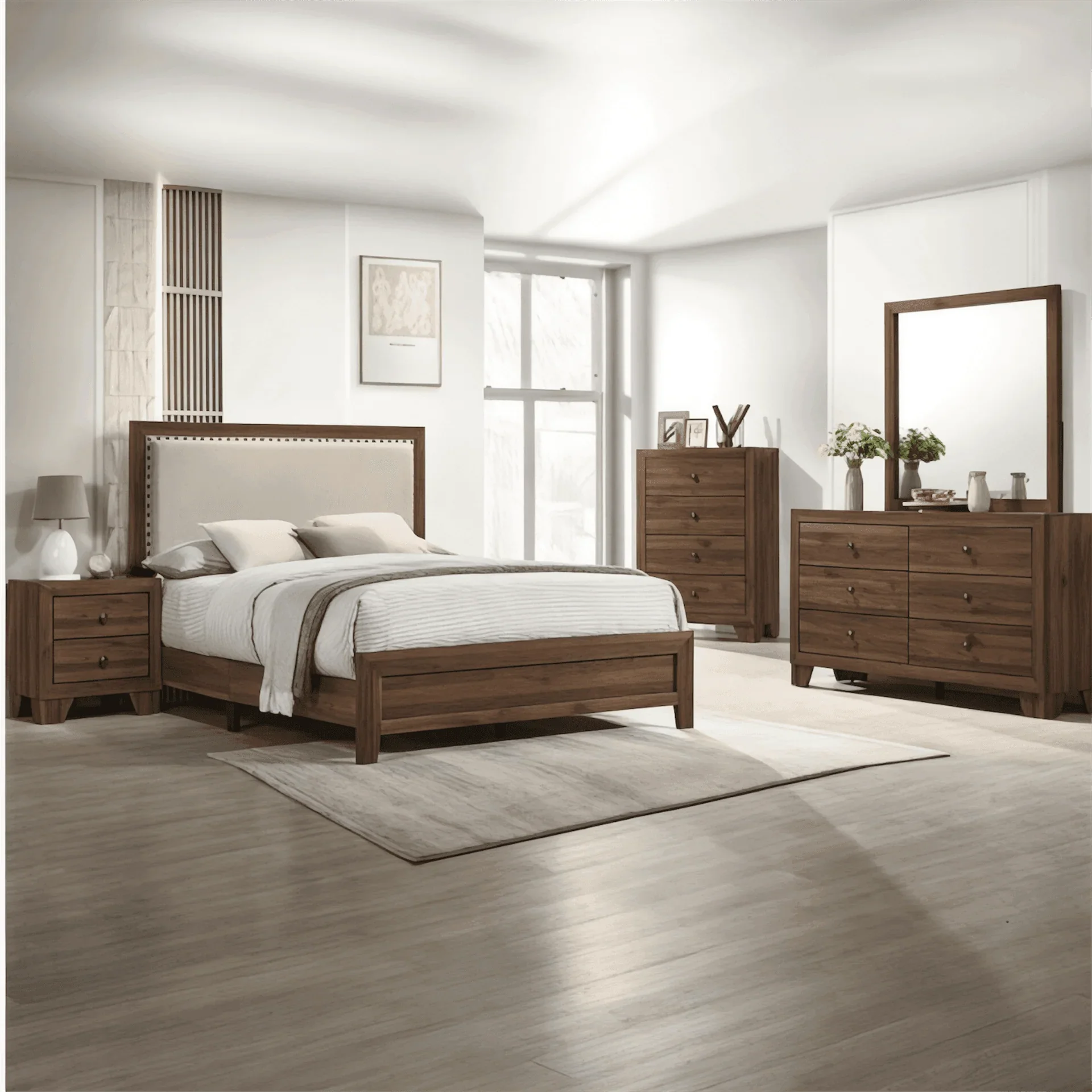 Millie 6 - Drawer Dresser – Modern Bedroom Dresser - George's Furniture