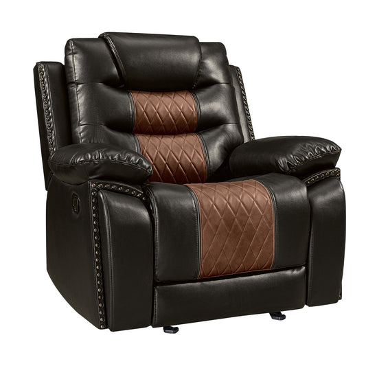 Nikko Brown manual glider recliner