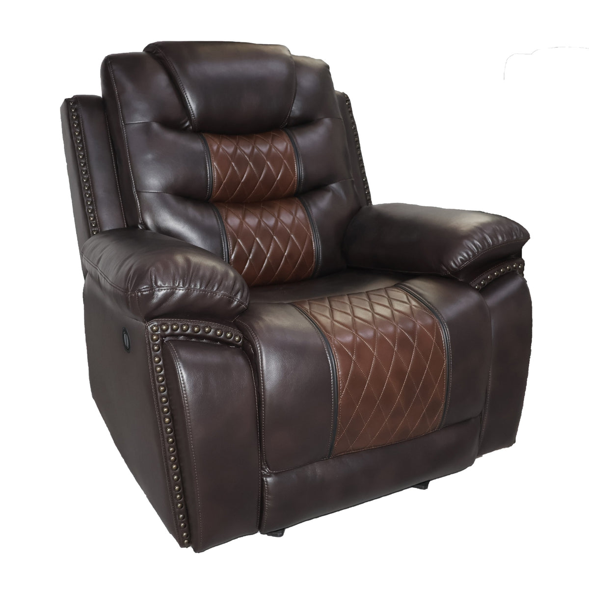 Nikko Brown power glider recliner