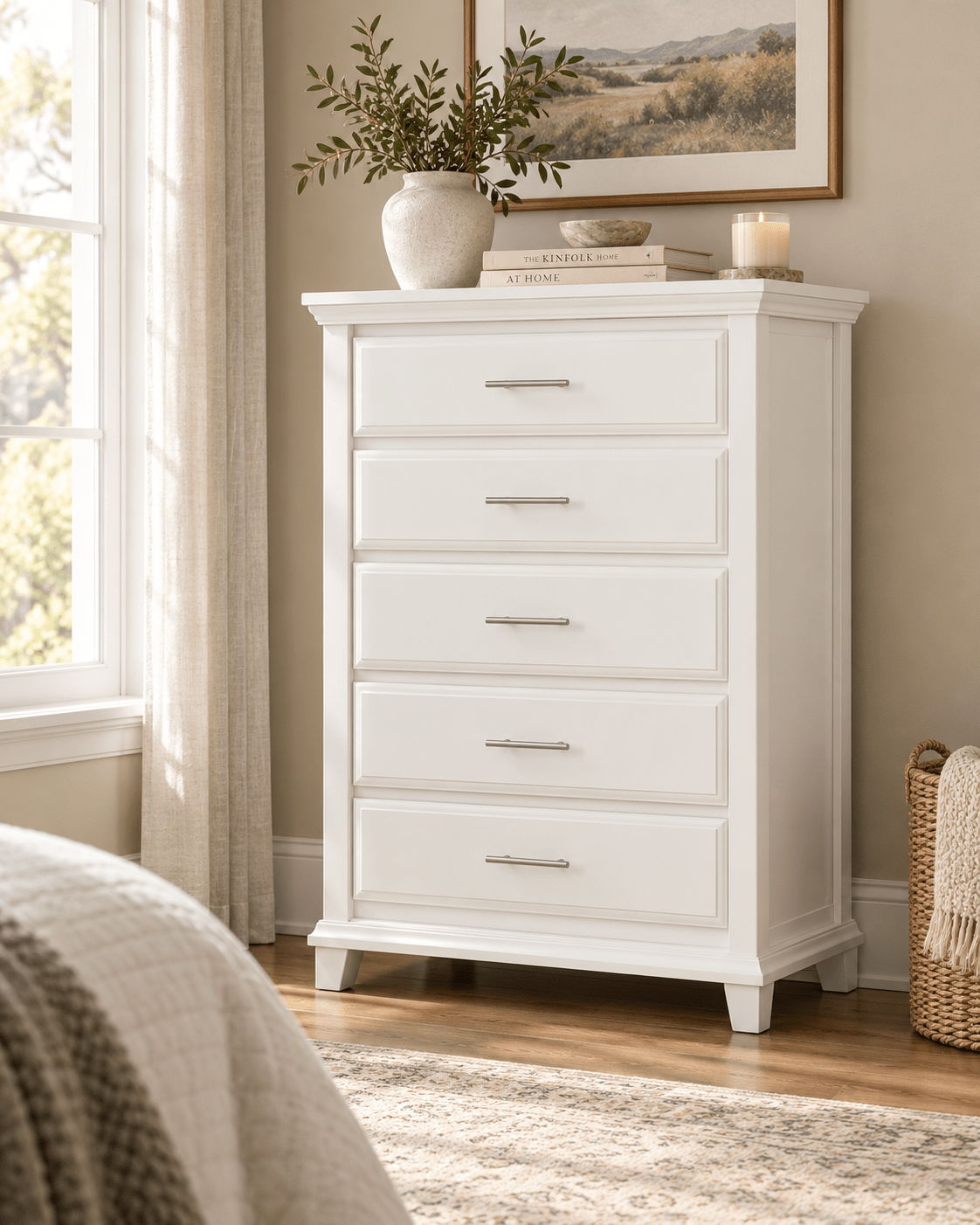 Pearl 5-Drawer Chest - George's Furniture