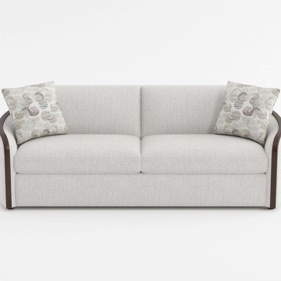 Loom beige chenille sofa features video