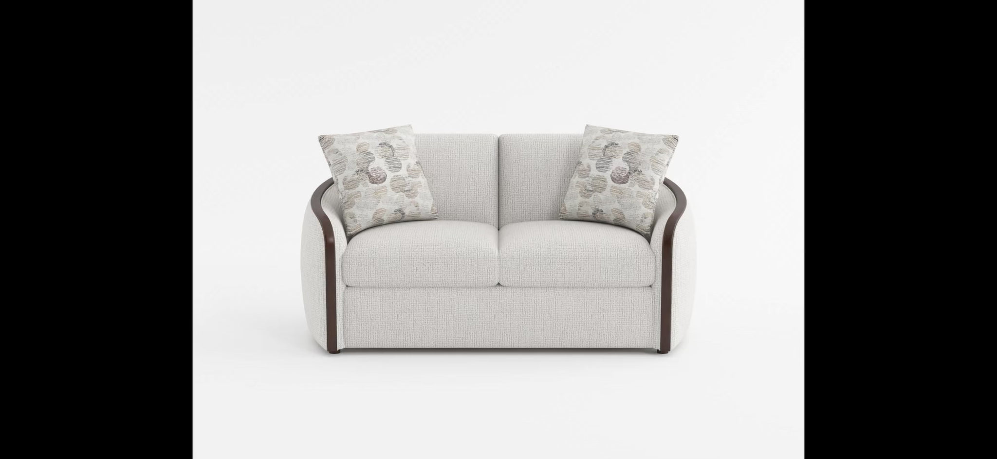 Loom beige chenille loveseat features video