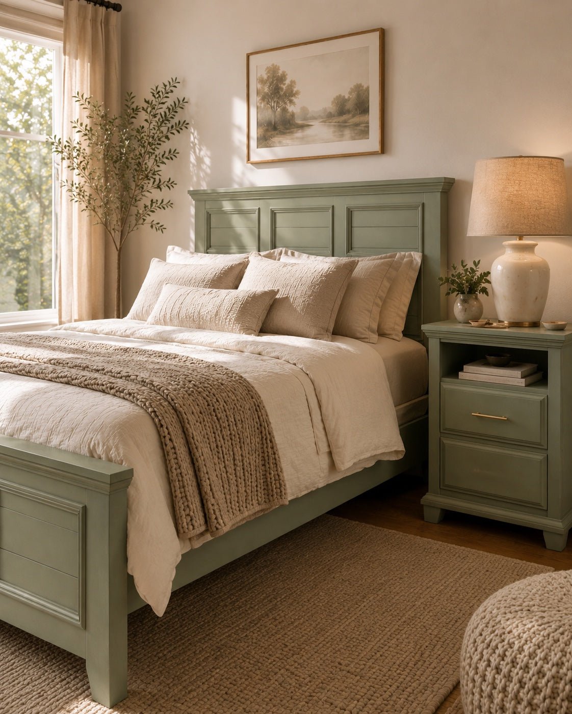 Sage Panel Bed - George's Furniture