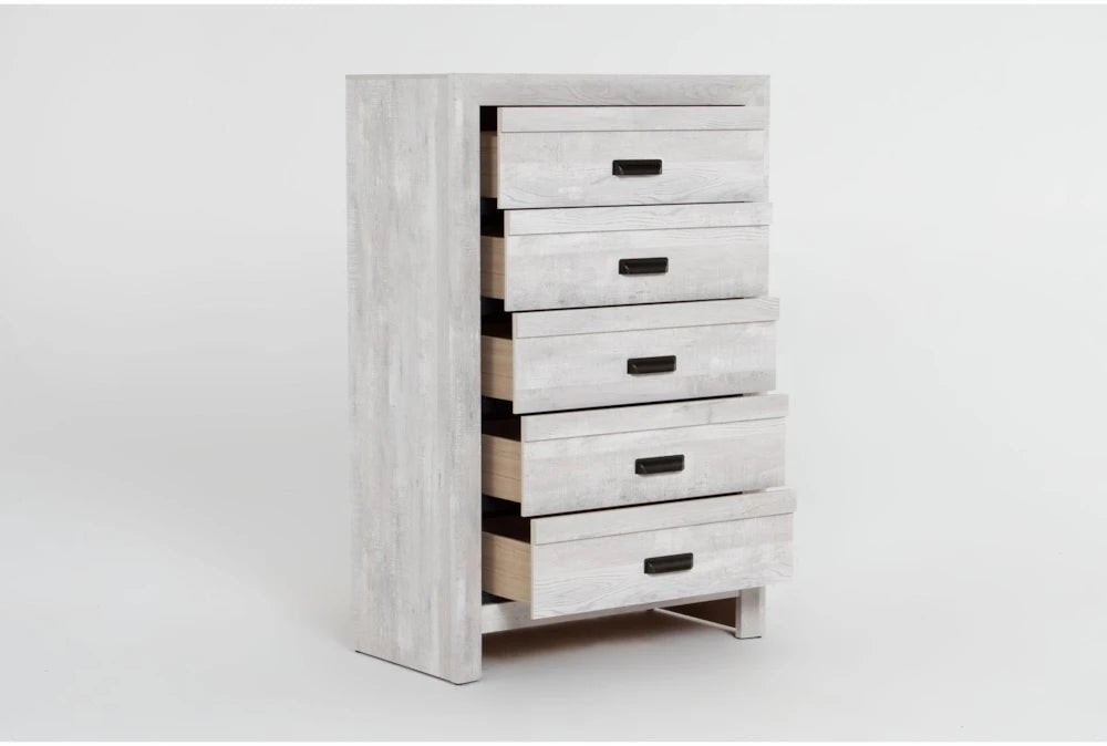 Solara 5 Drawer Chest – Light Oak Bedroom Storage - George's Furniture