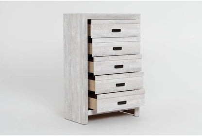 Solara 5 Drawer Chest – Light Oak Bedroom Storage - George's Furniture