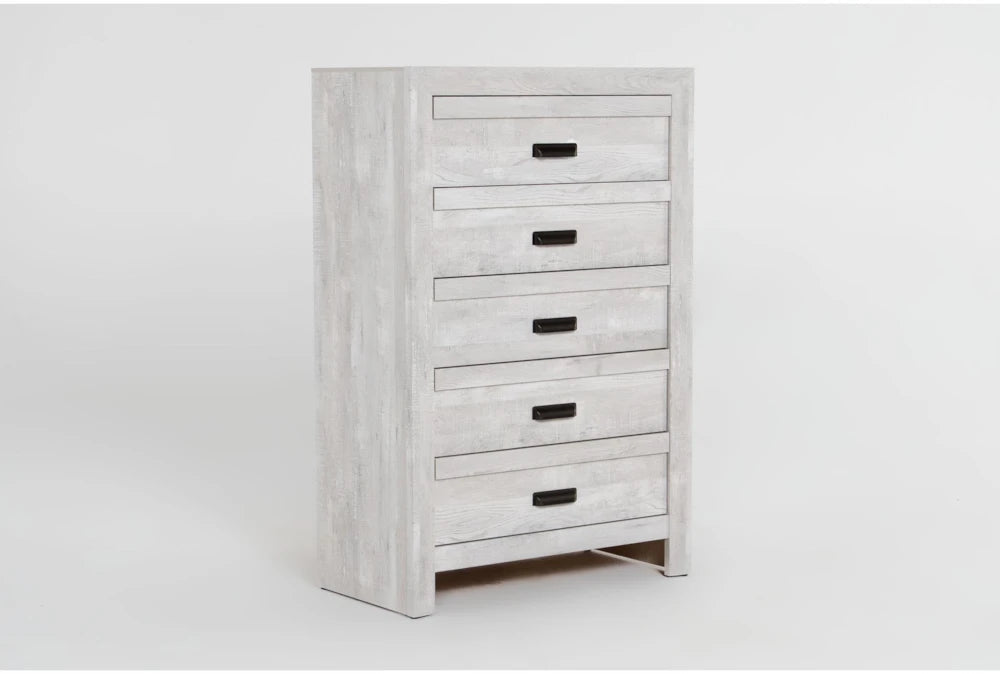 Solara 5 Drawer Chest – Light Oak Bedroom Storage - George's Furniture