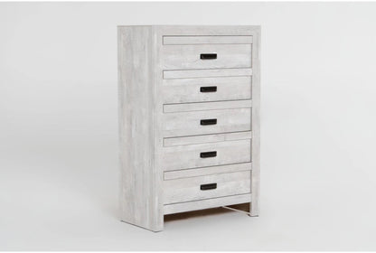 Solara 5 Drawer Chest – Light Oak Bedroom Storage - George's Furniture