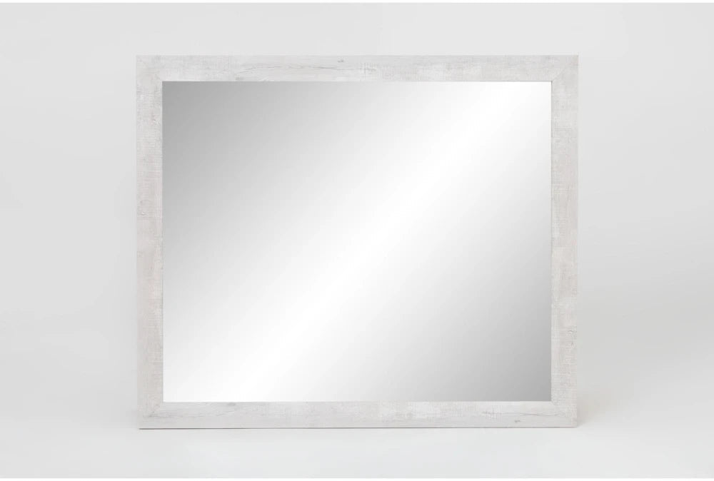 Solara Light Oak Bedroom Mirror – Modern Dresser Mirror - George's Furniture