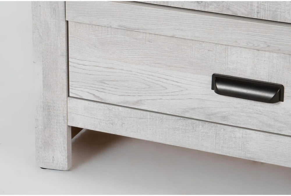 Solara Light Oak Dresser with Mirror – Modern 6 Drawer Bedroom Dresser - George's Furniture
