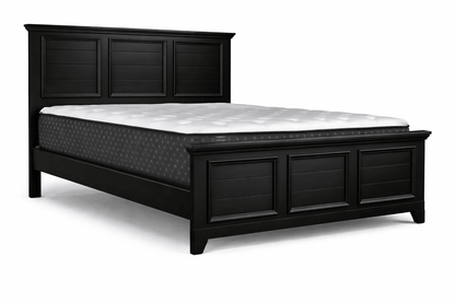 Vanta Black Solid Wood Bed Frame - George's Furniture